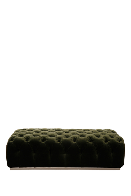 Caramelo Quilted Ottoman